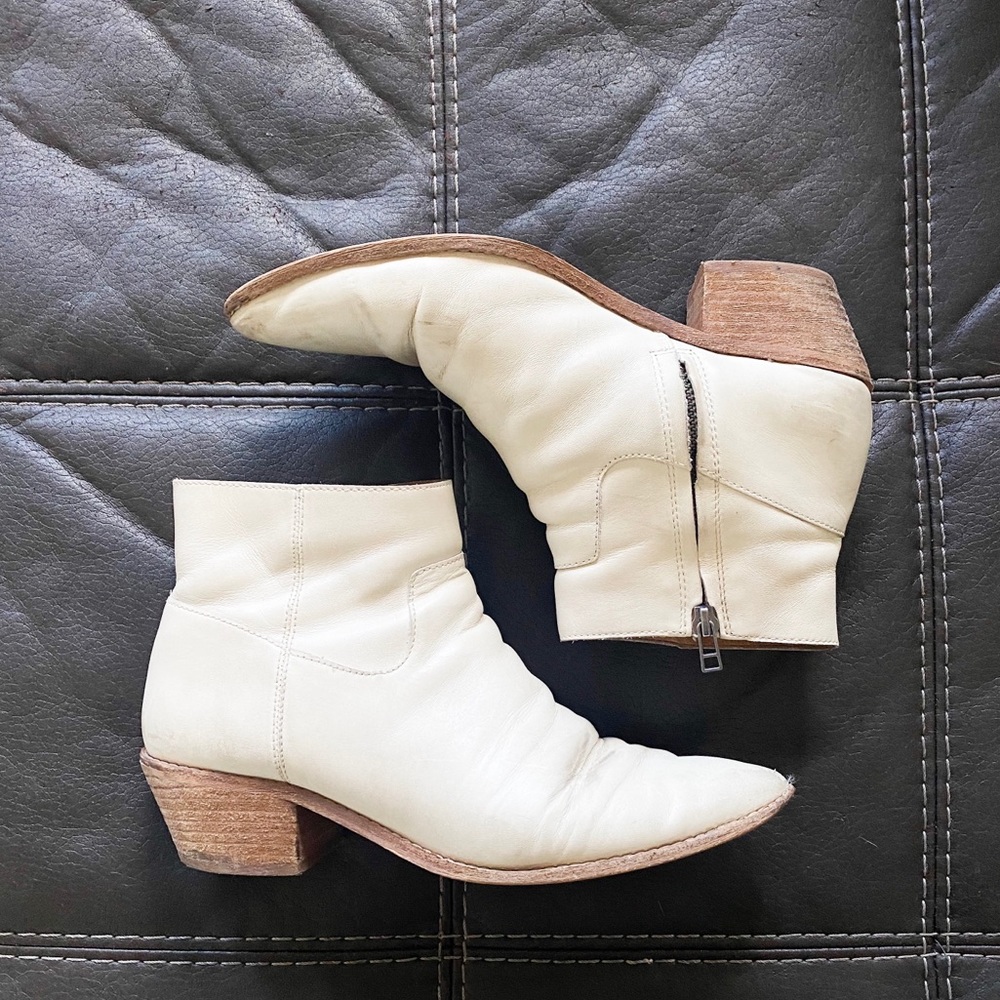 White Madewell Booties